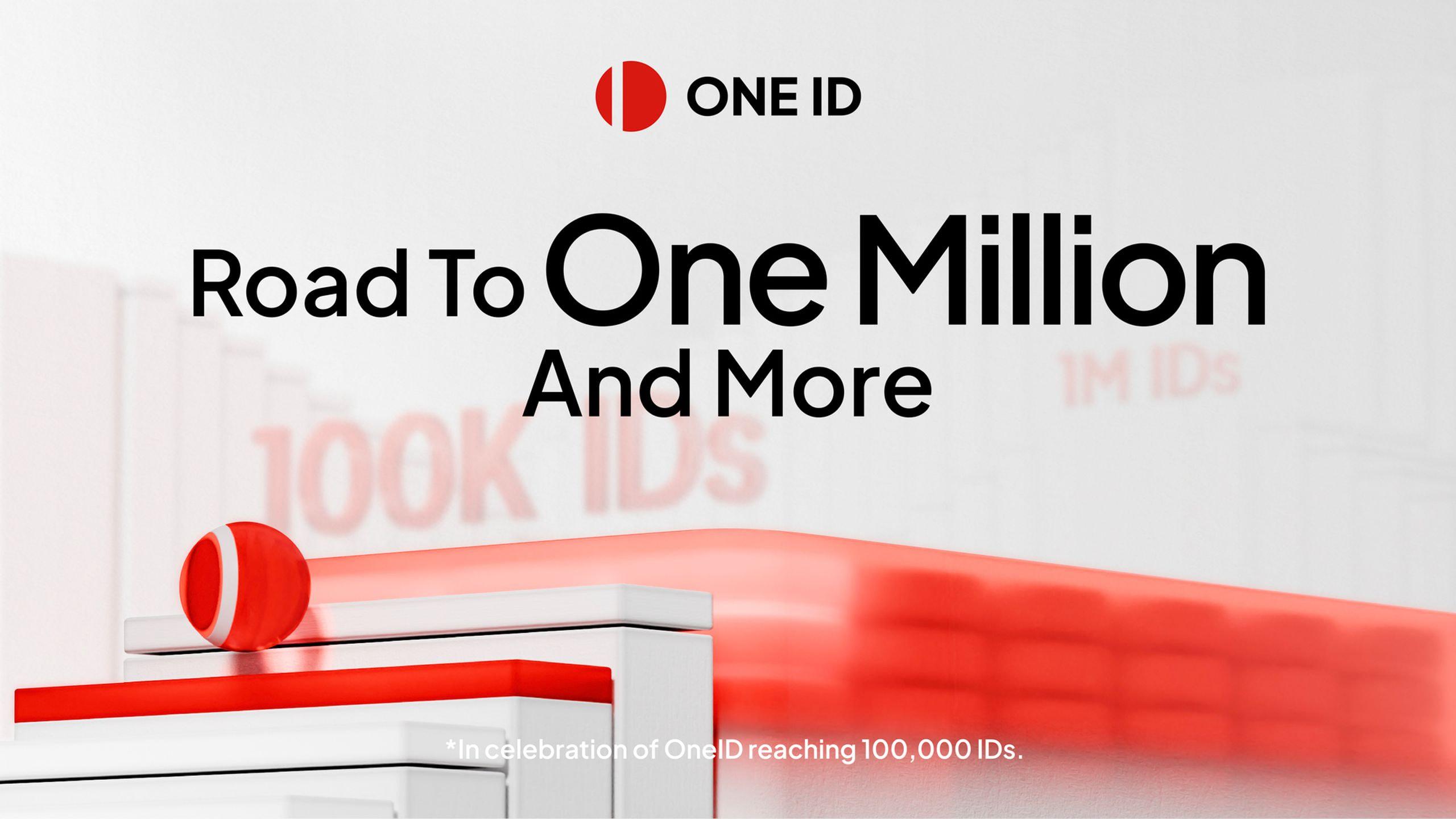 In Celebration Of Achieving 100K IDs: Join OneID On The Road To One Million And More!