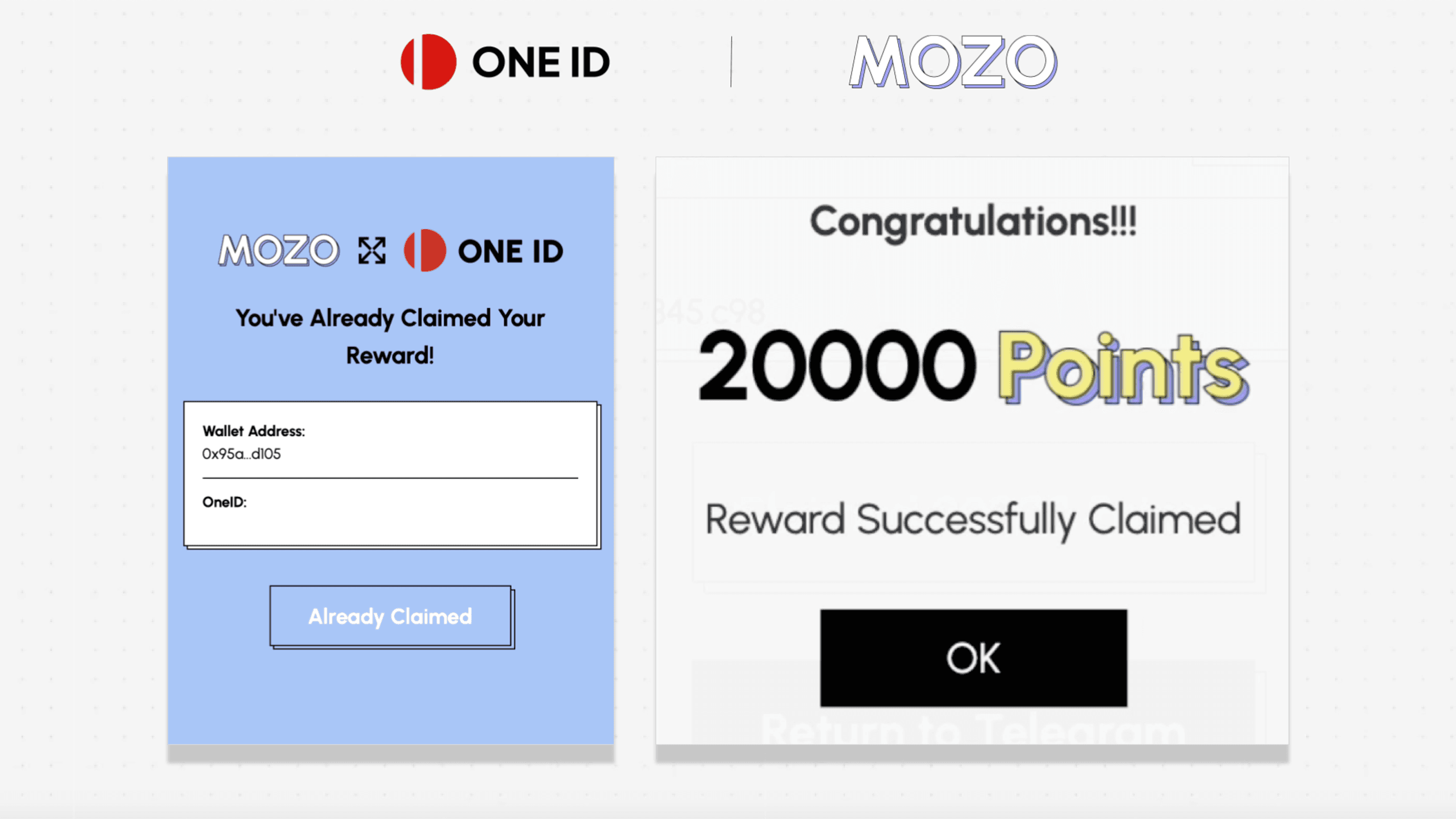 Comprehensive Guide On How To Claim 20K Extra Points On Mozo With OneID